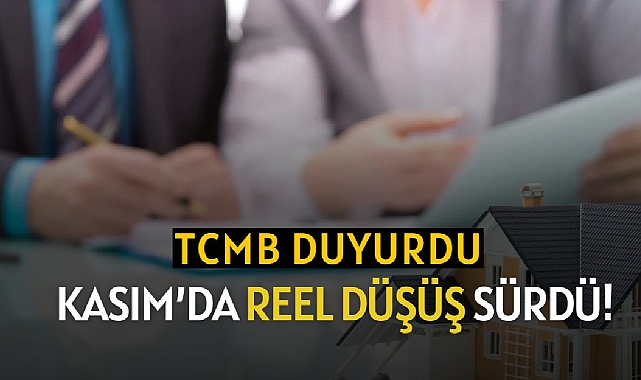 Konut fiyatları reel kayıpla Kasım ayını tamamladı! İşte TCMB konut fiyat endeksi verileri...