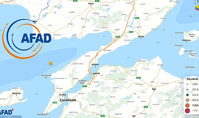 Saros Körfezi Çanakkale'de deprem! Son Dakika AFAD ve Kandilli duyurdu!