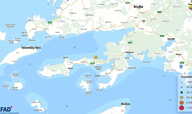 AFAD açıkladı: Muğla Gökova Körfezi'nde yeni deprem!