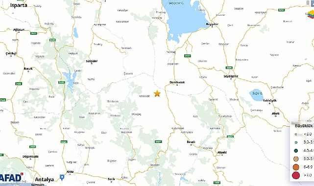 Antalya'da bu sabah deprem mi oldu?