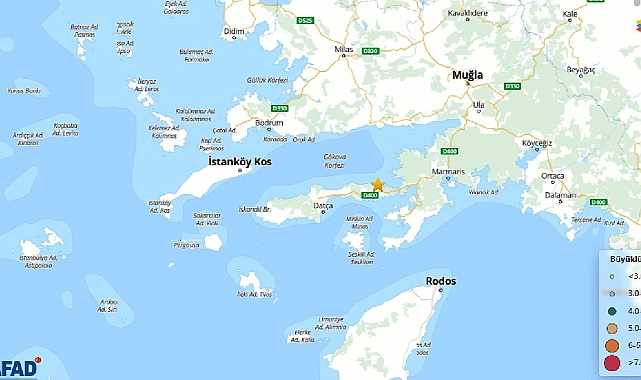 Gökova Körfezi son depremler! Son dakika AFAD ve Kandilli duyurdu...