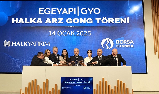 Gong çaldı EgeYapı Avrupa GYO (EGEGY) koduyla Borsa İstanbul’da işlem görmeye başladı
