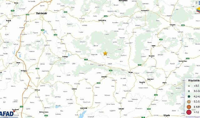 Son dakika AFAD açıkladı: Kütahya'da deprem! O iller depremi hissetti...