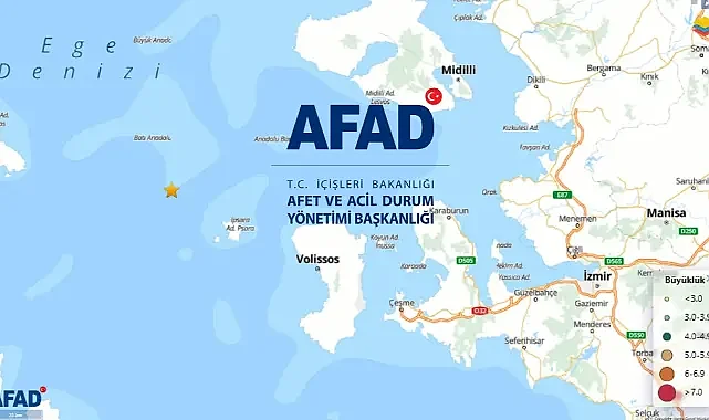 Son dakika AFAD duyurdu: Balıkesir ve İzmir Dikili'de deprem!