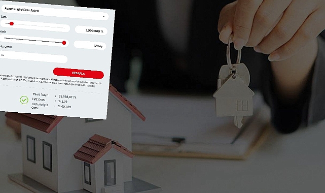 Ziraat Bankası konut kredisi ürün paketi ile 1 milyon Lira kredi veriyor! İşte Ziraat konut kredisi faiz oranları geri ödeme tutarı...