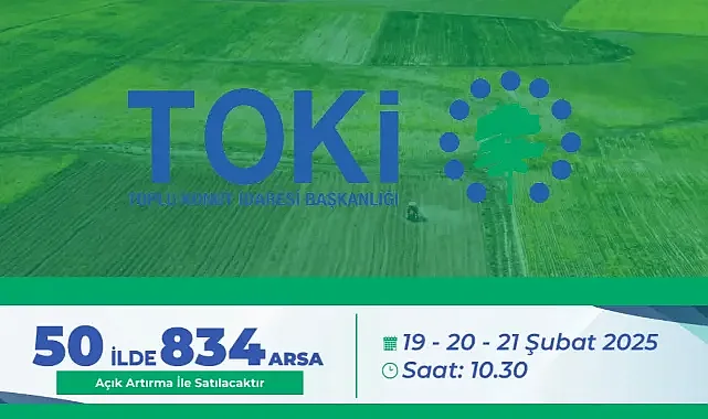 Dileyen herkes TOKİ'den arsa sahibi olabilecek