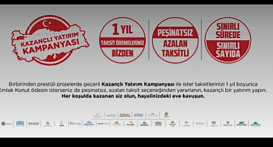 Emlak Konut kampanyası 25 projede 3 farklı ödeme seçeneği ile start aldı