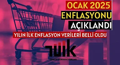 Son dakika yılın ilk enflasyonu TÜİK duyurdu: Ocak ayı enflasyon rakamları (TEFE-TÜFE)