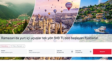 Türk Hava Yolları THY indirimli bilet satışı başlattı! Ramazan ayına özel THY uçak bileti fiyatları 949 TL...