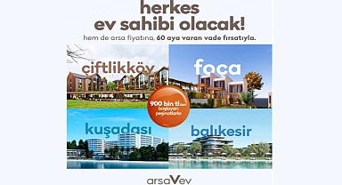 arsaVev 900 Bin TL Peşin Arsa Satışı