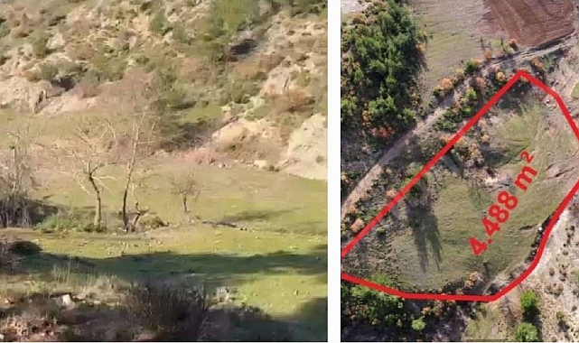 Balıkesir'in o ilçesinde 4488 metrekare büyüklüğünde satılık arsa