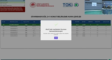 Diyarbakır'da TOKİ kura sonuçları heyecanı