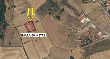 Tekirdağ Malkara'da imara yakın, stratejik konumda arsa 890 bin Liraya satışa çıktı