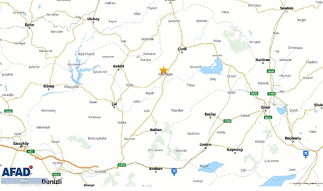 Denizli'de sabaha karşı korkutan deprem! Son dakika AFAD ve Kandilli ilk bilgileri açıkladı