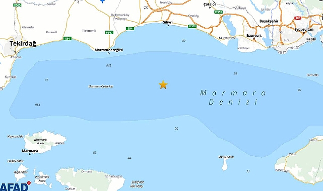 İstanbul'da Silivri açıklarında korkutan deprem! Son dakika AFAD duyurdu...