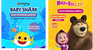 Polat Piyalepaşa Çarşı’da 23 Nisan etkinlikleri sürüyor