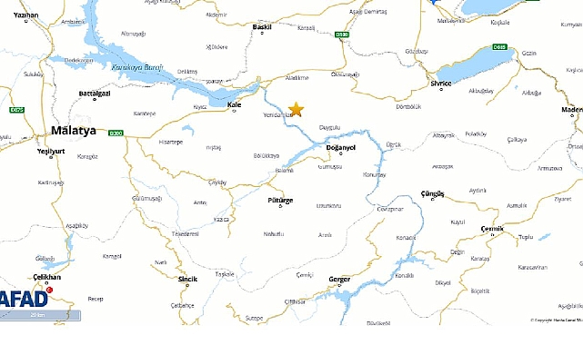 Son dakika AFAD duyurdu: Elazığ'da 4.9 büyüklüğünde korkutan deprem