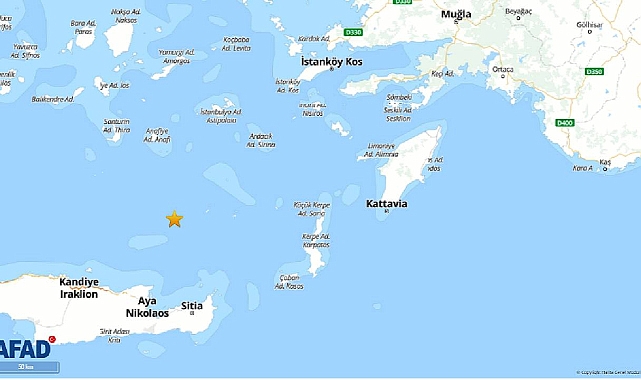 Ege Denizi açıklarında 6.0 büyüklüğünde deprem! İzmir, Aydın ve Muğla depremi hissetti