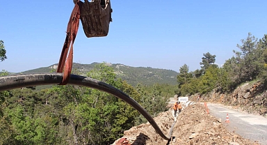 Antalya Korkuteli'de 28 kilometrelik içme suyu çalışması hızla ilerliyor