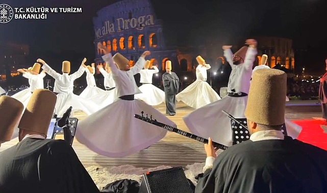 Bakan Ersoy, "Mevlânâ'yı dünyaca ünlü Kolezyum'a, semayı tarihin kalbine taşıdık"