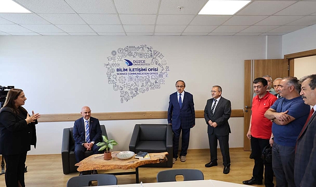 Düzce Üniversitesi Bilim İletişimi Ofisi hizmete girdi