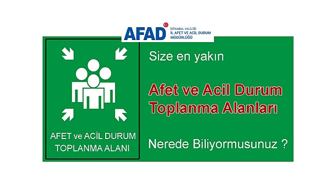 e-Devlet 31 bin güvenli toplanma alanı