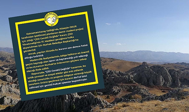 Kahramanmaraş'ta Belediyeden flaş demir madeni kararı