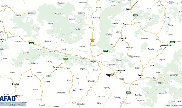 Kütahya Simav'da 4.5 büyüklüğünde deprem oldu! Son dakika AFAD duyurdu