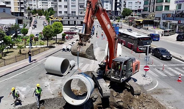 Samsun'da altyapı çalışmaları hızlandı