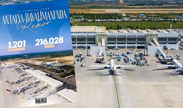 Antalya Havalimanı yılın en yüksek uçuş ve yolcu sayılarına ulaştı