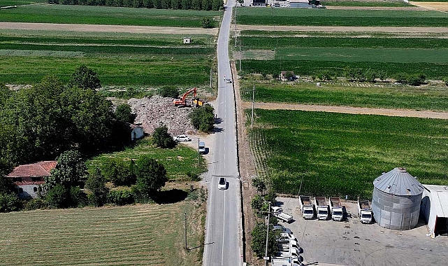 Sakarya'da Seyifler-Gölkent yolu için genişletme çalışması başlatıldı