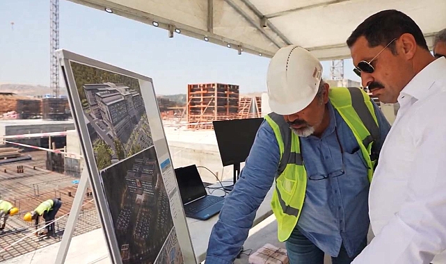 Hatay'da 600 yataklı İskenderun Devlet Hastanesi hızla yükseliyor