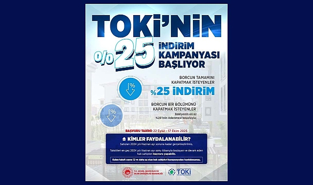 Bakan Kurum'dan TOKİ indirim kampanyası açıklaması! TOKİ yüzde 25 indirimi başlıyor...