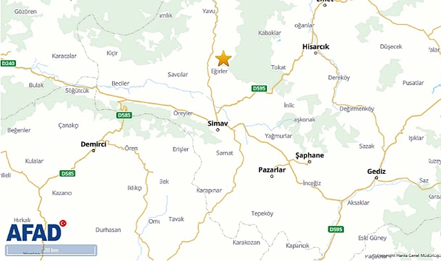 Son dakika AFAD açıkladı: Kütahya'daki deprem İstanbul'dan hissedildi