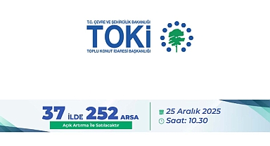 TOKİ'den konut geliştiricileri ve yatırımcılara uygun 252 arsa