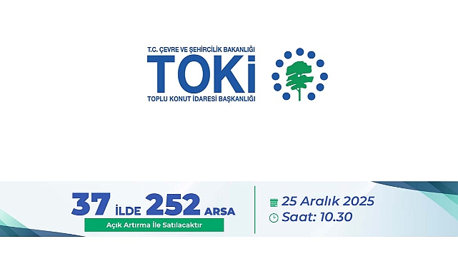 TOKİ'den konut geliştiricileri ve yatırımcılara uygun 252 arsa