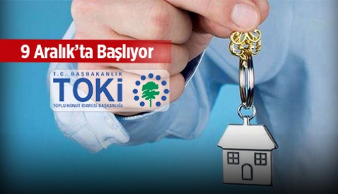250 TL taksitle emekli TOKİ evleri başvurular başlıyor
