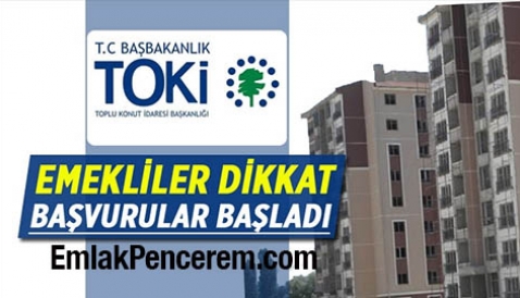 Emekli TOKİ evleri başvuru şartları neler? İl il TOKİ 2016 emekli konutları başvurusu