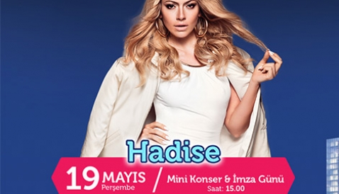 Hadise, Modern East AVM açılışında mini konser verecek