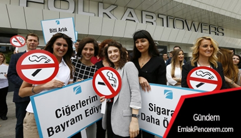 Sigara içen artık Folkart’ta çalışamayacak