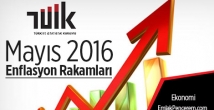 2016 yılının Mayıs ayına ilişkin enflasyon rakamları (TEFE-TÜFE) açıklandı