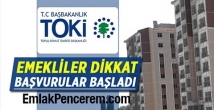Emekli TOKİ evleri başvuru şartları neler? İl il TOKİ 2016 emekli konutları başvurusu