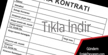 Kira kontratı 2016 nasıl hazırlanır, kontrat örneği tıkla indir