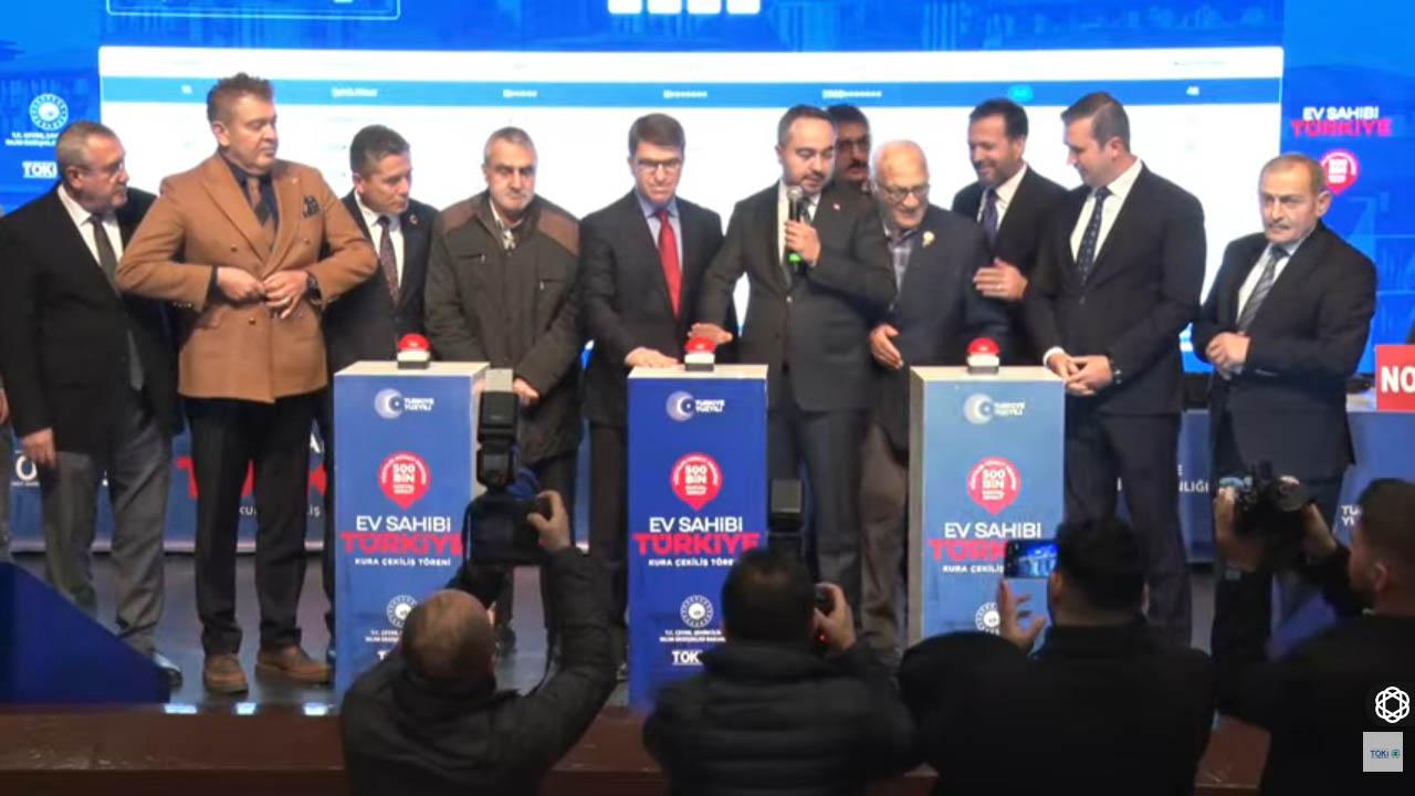 2801 daire ayrılan Amasya TOKİ kura çekilişi sonuçları 6 ilçe için tamamlandı