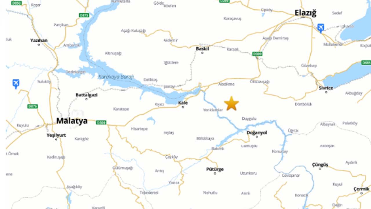 AFAD son dakika duyurdu: Elazığ'da 4.7 büyüklüğünde deprem