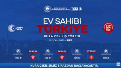 30 bin üzerinde başvuru üzerinden Rize TOKİ kura sonuçları belirlendi! 500 bin konut Rize