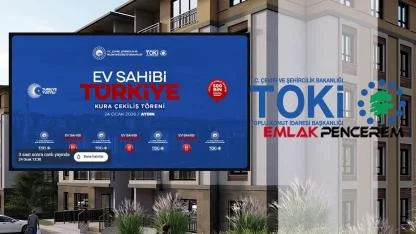 6973 daireli TOKİ Aydın kura sonuçları isim listesi