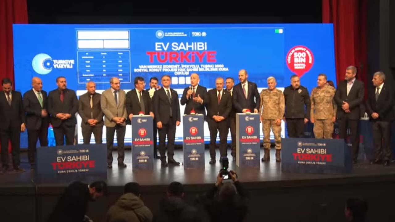 Van Merkez TOKİ kura sonuçları 44 bin 639 başvuru arasından isim listesi belli oldu