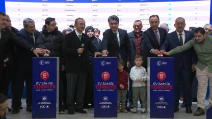 TOKİ Bolu'da 1950 Konutun Hak Sahipleri Kurada Belirlendi