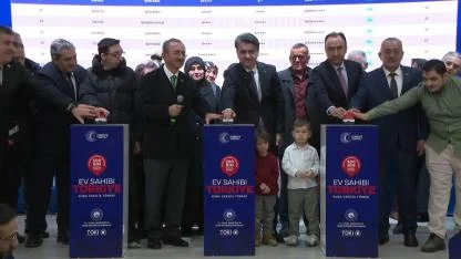 TOKİ Bolu'da 1950 Konutun Hak Sahipleri Kurada Belirlendi